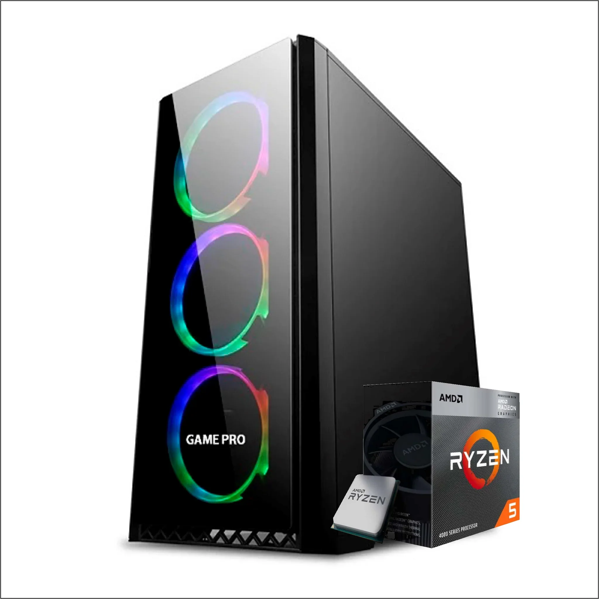 PC Gamer XT4 (AMD Ryzen 5 5600GT 16GB DDR4 512GB SSD M.2 + Radeon Vega 7) - NUEVO