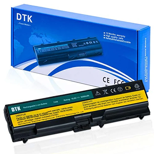 Batería Alternativa DTK T430 Lenovo Thinkpad W530 W530i L430 L530 T430 T430i T530 T530i Series - NUEVA
