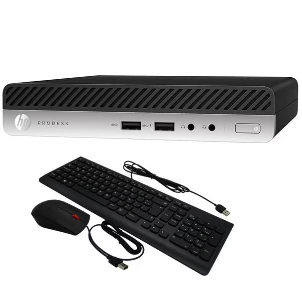 MINI PC HP Prodesk 400 G3 (i5-7ma 8GB 256GB SSD) - Reacondicionado Grado A