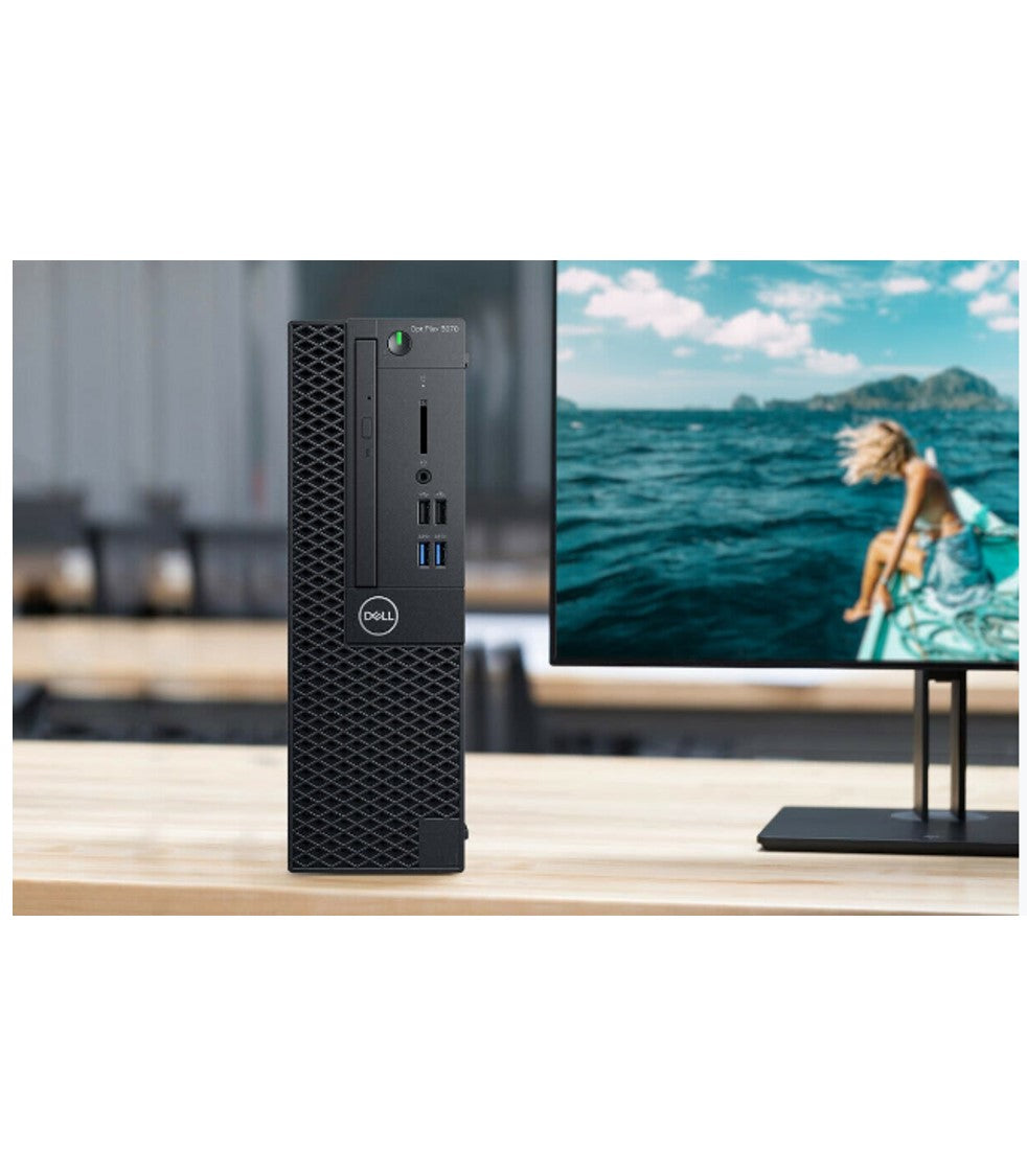 KIT MONITOR + PC DELL Optiplex 3060 SFF (i5-8va 16GB 512GB SSD) - Reacondicionado Grado A