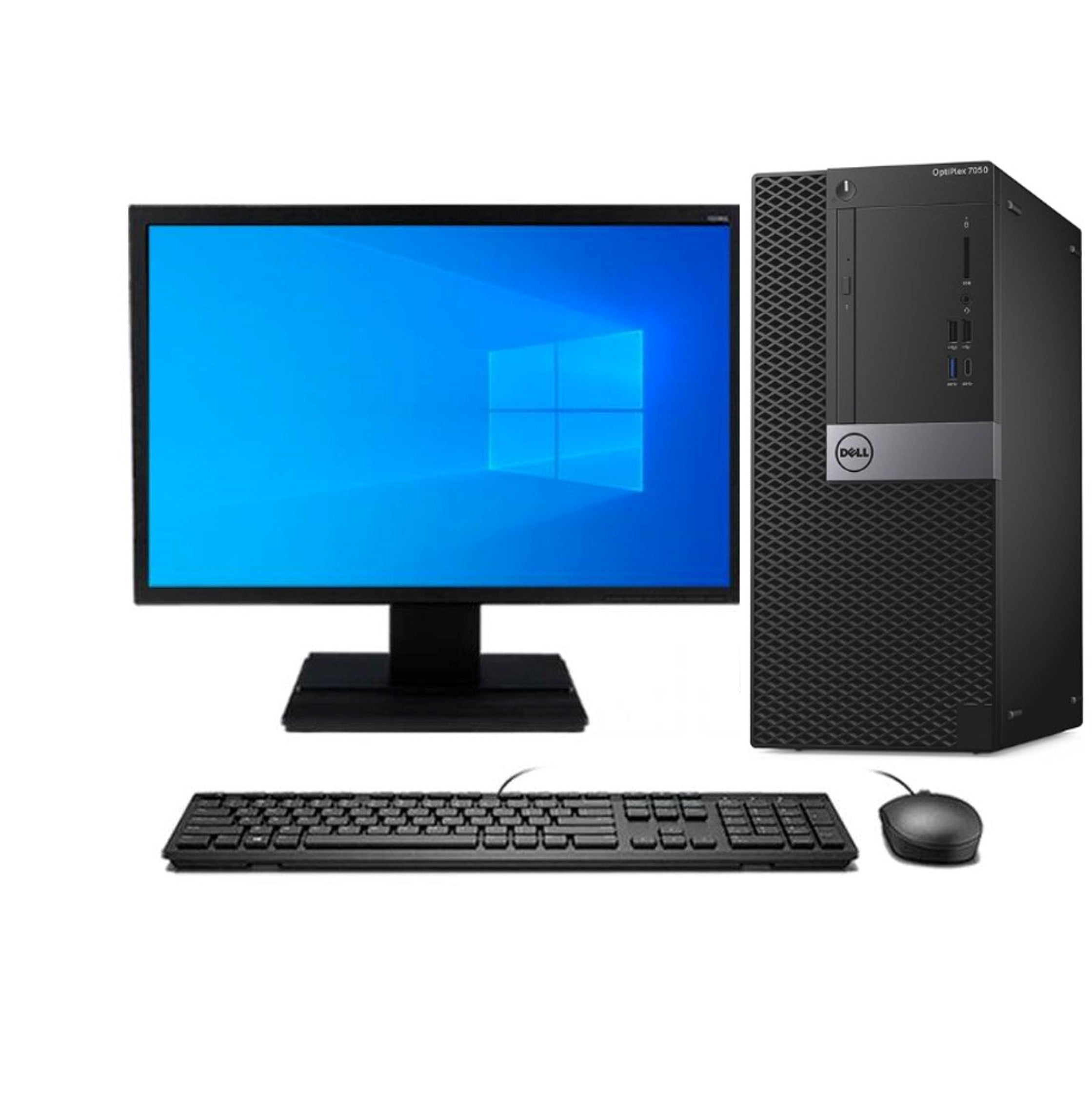 KIT MONITOR + PC DELL Optiplex 7090 TWR (i5-10ma 16GB 512GB SSD) - Reacondicionado Grado A