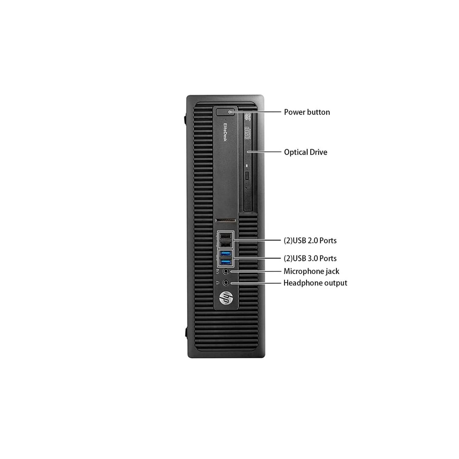 Pc HP ProDesk 600 G2 SFF (i5 6ta 8GB 500GB) - Reacondicionado Grado A