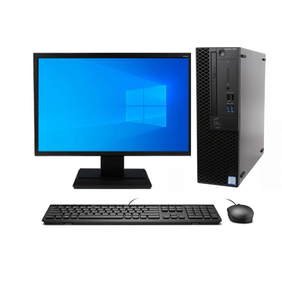 KIT MONITOR + PC DELL Optiplex 3060 SFF (i5-8va 16GB 512GB SSD) - Reacondicionado Grado A