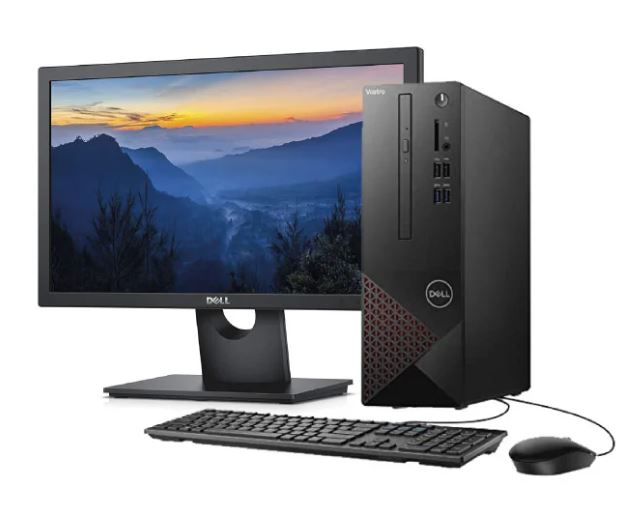 KIT MONITOR PC + PC Dell Vostro 3681 SFF (i5-10ma 8GB 256GB SSD) - Reacondicionado Grado A