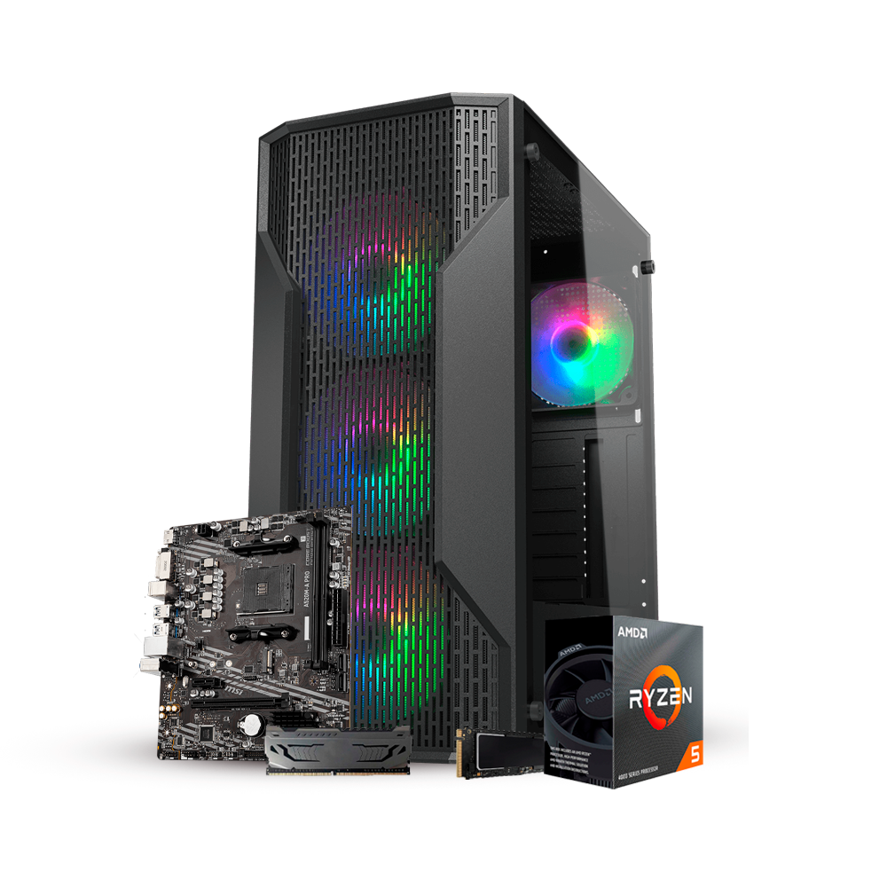 PC Gamer XT1 Ryzen 5 5600G 512GB SSD M.2 16GB Radeon Vega 7 - NUEVO